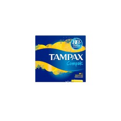 Tampax Compak Regular Ταμπόν Με Απλικατέρ Για Κανονική Ροή 16 τεμάχια