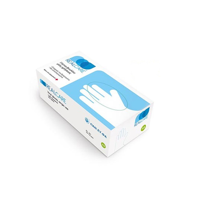 REALCARE Γάντια Βινυλίου Μίας Χρήσης Με Πούδρα - Συσκευασία 100 Τεμαχίων - Επιλέξτε Μέγεθος