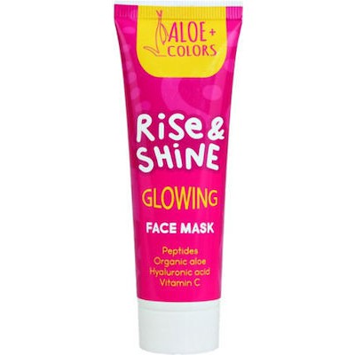 ALOE+COLORS Rise & Shine Glowing Face Mask Μάσκα Προσώπου Για Λάμψη 60ml
