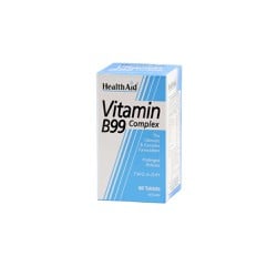 Health Aid Vitamin B99 Complex Slow Release Dietary Supplement For Healthy Nervous System & Proper Metabolism 60 Tablets