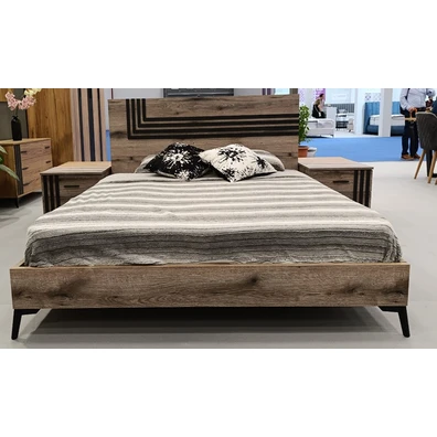 Bedroom Set 5pcs 160x200 N69 Brown Technoderma / A