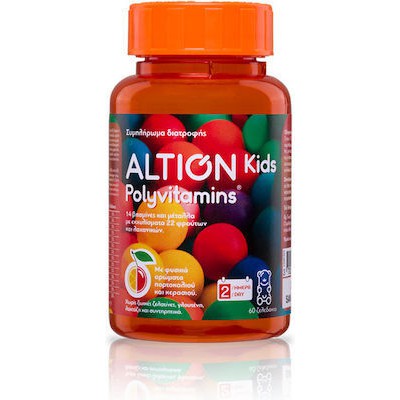 Altion Kids Polyvitamins 60 ζελεδάκια
