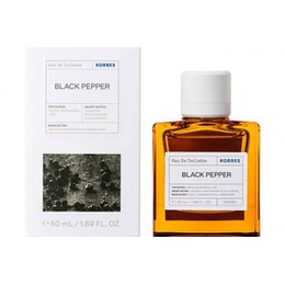 Korres Eau De Toilette Black Pepper Ανδρικό Άρωμα Μαύρο Πιπέρι, 50ml.