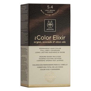 APIVITA Βαφή μαλλιών color elixir N5.4 καστανό ανο