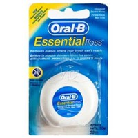Oral-B Essential Floss 50m - Οδοντικό Νήμα Ακήρωτο