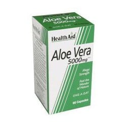 Health Aid Aloe Vera 5000mg Αγνό Εκχύλισμα Αλόη Βέρα Για Το Γαστρεντερικό Σύστημα & Το Δέρμα 30 κάψουλες