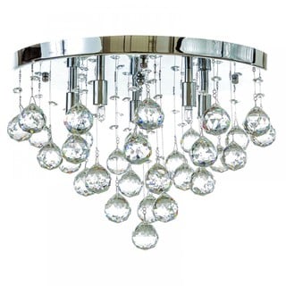 Ceiling Light with Crystals G9 Silver 5292-Α-8/Φ-Χ