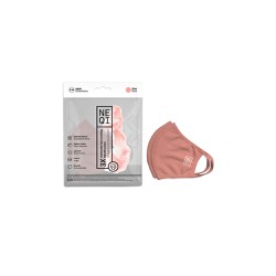 Neqi Face Mask Υφασμάτινη Μάσκα Προστασίας Προσώπου Πολλαπλών Χρήσεων Ενηλίκων Small Medium Ρόζ 3 τεμάχια