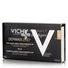 Vichy Dermablend FDT Compact Cream SPF30 (35 Sand) - Make up υψηλη κάλυψη, 9.5gr