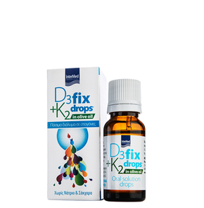 D3 Fix Drops & K2 in Olive Oil Πόσιμο Διάλυμα με Β