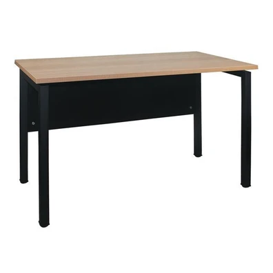 UNIT Γραφείο Μέταλλο Βαφή Μαύρο, Melamine Απόχρωση