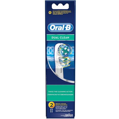 Oral-B Dual Clean Ανταλλακτικά για Ηλεκτρικές Οδον
