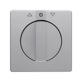 Berker Q.1/Q.3/Q.7 Plate Rotary Shutters Switch Al