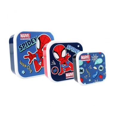 Σετ Φαγητοδοχείων (3 σε 1) Spidey "fresh Bites"