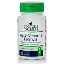 Doctor's Formulas MSM + Vitamin C - Αρθρώσεις, 60caps 