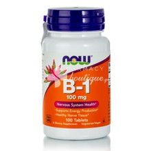 Now Vitamin B1 100mg - Τόνωση/Ενέργεια, 100 tabs