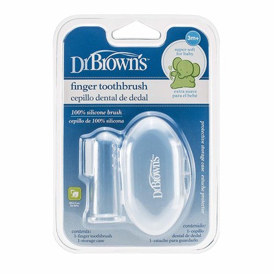 Dr Brown's Βρεφική Δακτυλική Οδοντόβουρτσα Σιλικόν