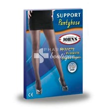 John's Support Pantyhose 70 Den (15-18mmHg) Fumo Size 3 - Καλσόν Διαβαθμισμένης Συμπίεσης (Γκρι Σκούρο), 1τμχ.