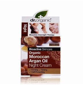 Dr.Organic Night Cream Argan Oil - Kρέμα Προσώπου 