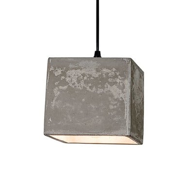 Wall Light 1L Square Concrete 15Χ15