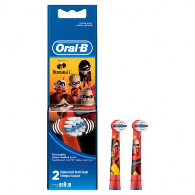 ORAL-B Stages Power Incredibles Ανταλλακτικά για Ηλεκτρικές Οδοντόβουρτσες 2τμχ