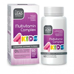 PharmaLead 4Kids Multivitamin Complex Κεράσι 60 μασώμενα ζελεδάκια