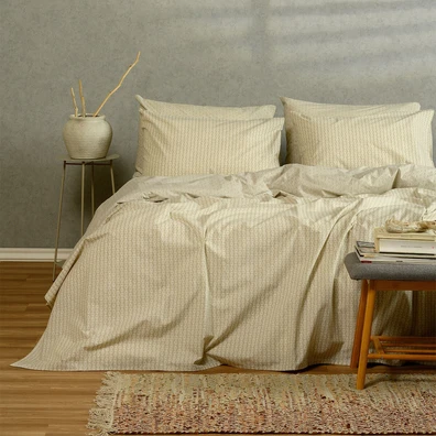 Σετ Σεντονια Διπλα (λ) Layla Beige Casual Line (15