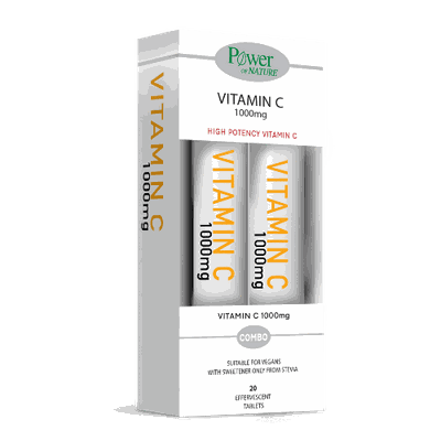 Power Of Nature Promo Pack Vitamin C 1000mg Stevia