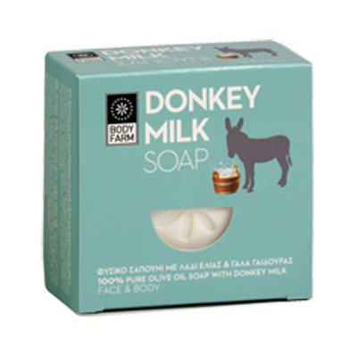 Bodyfarm Donkey Milk Soap Ενυδατικό Στερεό Σαπούνι