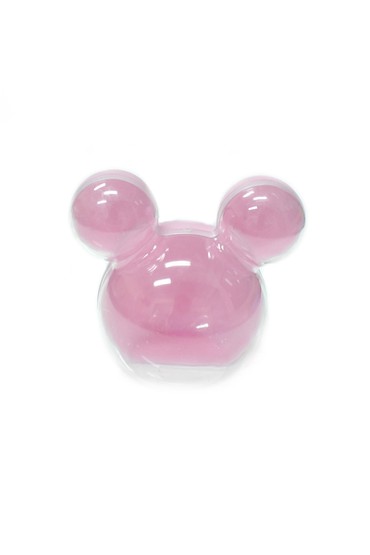 Πλαστική φιγούρα-θήκη της Minnie σε ροζ-διάφανο με άνοιγμα