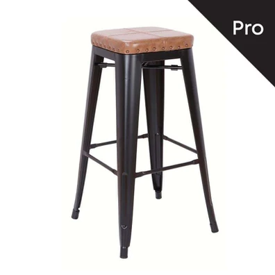 Relix Σκαμπό bar-Pro, Στοιβαζόμενο, Μέταλλο Βαφή Μ