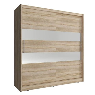 Wardrobe with 2 Sliding Doors 180x200x62 24113-MJ2