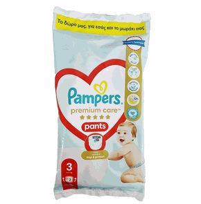 BOX SPECIAL GIFT Pampers Premium Care Pants Size 3