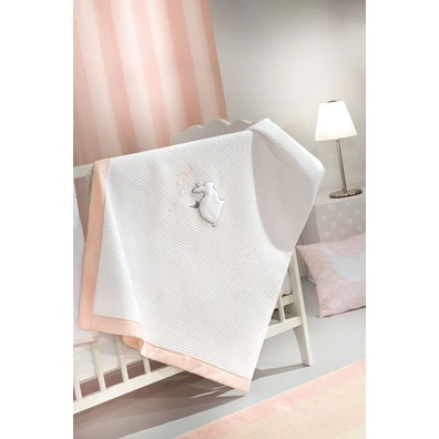 Κουβέρτα Lapin Pink Πικέ 110x150 Saint Clair Pink 