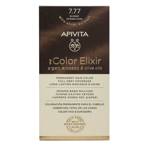 APIVITA Βαφή μαλλιών color elixir N7.77 ξανθό έντο