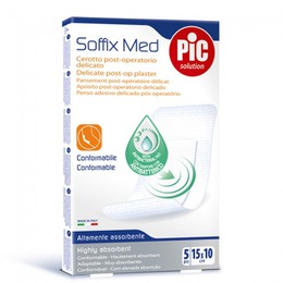 Pic Solution Soffix Med Post-op Plaster (10 x 15cm) Μετεγχειρητικό Αυτοκόλλητο Τσιρότο, 5 τεμάχια