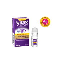 Alcon Systane Complete Λιπαντικές Eye Drops Without Preservatives 10ml