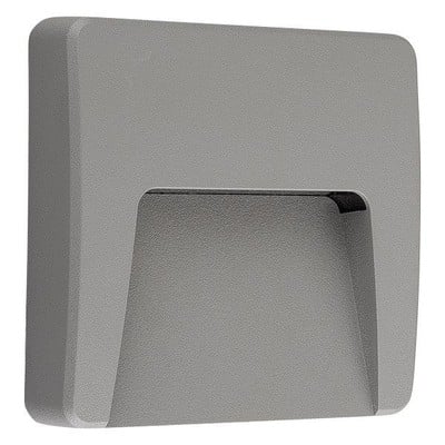 Outdoor Wall Light Led Gray 3W 3000K 100Lm