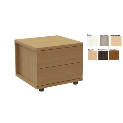Κομοδίνο Ξύλινο 50x40x40 AS 90048