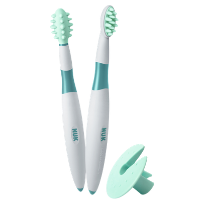 Nuk Set of Educational Toothbrushes 6+ Months 2 Pi