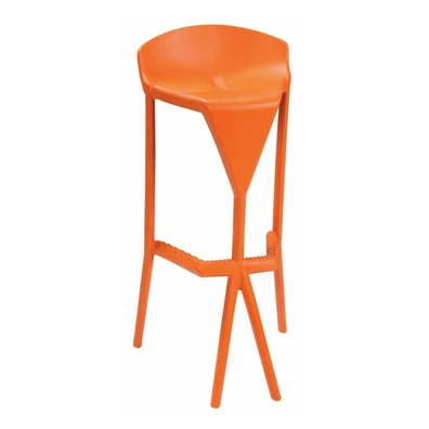 Σκαμπό Bar 43x45x75 Gaber Shiver Πορτοκαλί