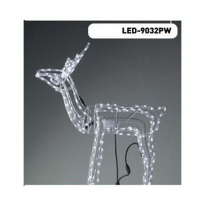 Christmas Deer With Movement Led White 9M Ip44