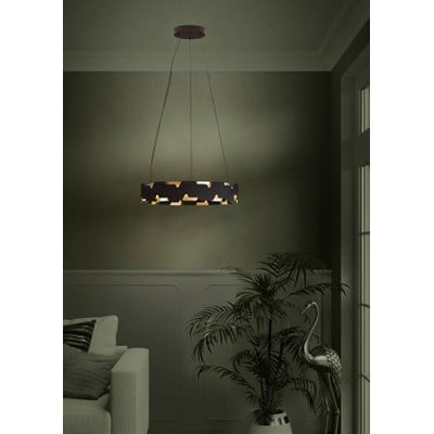 Pendant Led Light Altagracia Black/Gold 2X35W 3000