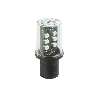 Protected LED Bulb BA 15d Ρed Steady Light 24 VAC/