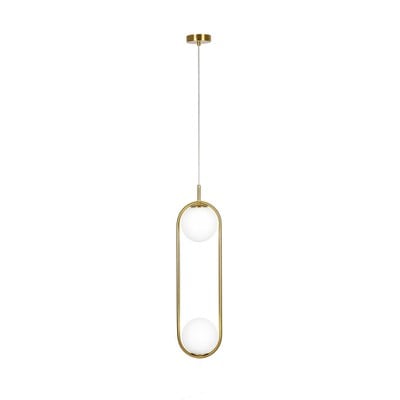 Pendant Light Se 110-2 Prato Brass Gold With 2 Opa