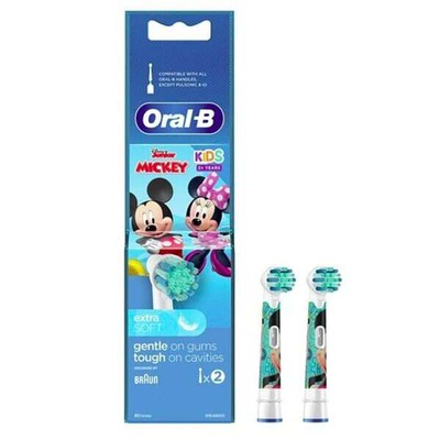 ORAL-B Stages Power Mickey Ανταλλακτικά Για Ηλεκτρικές Οδοντόβουρτσες 2τμχ