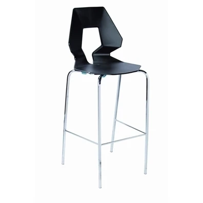 Σκαμπό Bar 46x42x77 Gaber Prodige Μαύρο