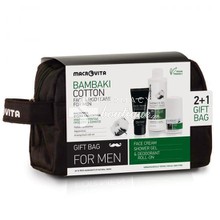 Macrovita Σετ 2+1 Face & Body Care for Men - Face Cream - Κρέμα Προσώπου, 50ml & Shοwer Gel - Αφροντούς, 250ml & Deodorant Roll-On - Αποσμητικό, 50ml