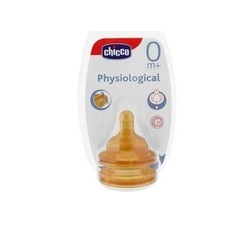 Chicco Nipple - Rubber - Normal Flow 0m+