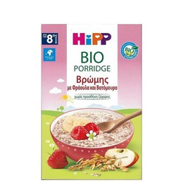 Hipp Βρεφική Porridge Βρώμης με Φράουλα και Βατόμουρο 8m+ 250gr